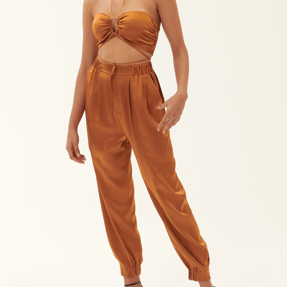 NWT Revolve Nicolas Neha and Maura Silk Two Piece Set